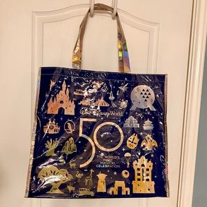 NWT - Disney 50th Anniversary Large Reusable Shopper Tote